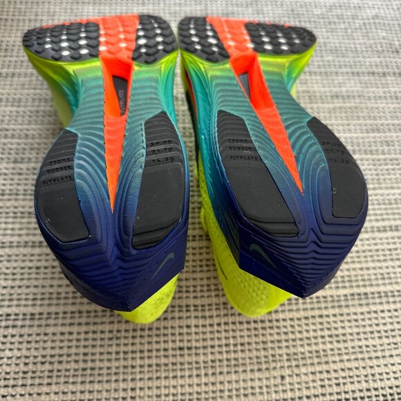 Men's Sz 8 Nike Vaporfly 3 Road Racing Shoes Volt/Scream Green/Barely Volt/Black - Picture 3 of 12